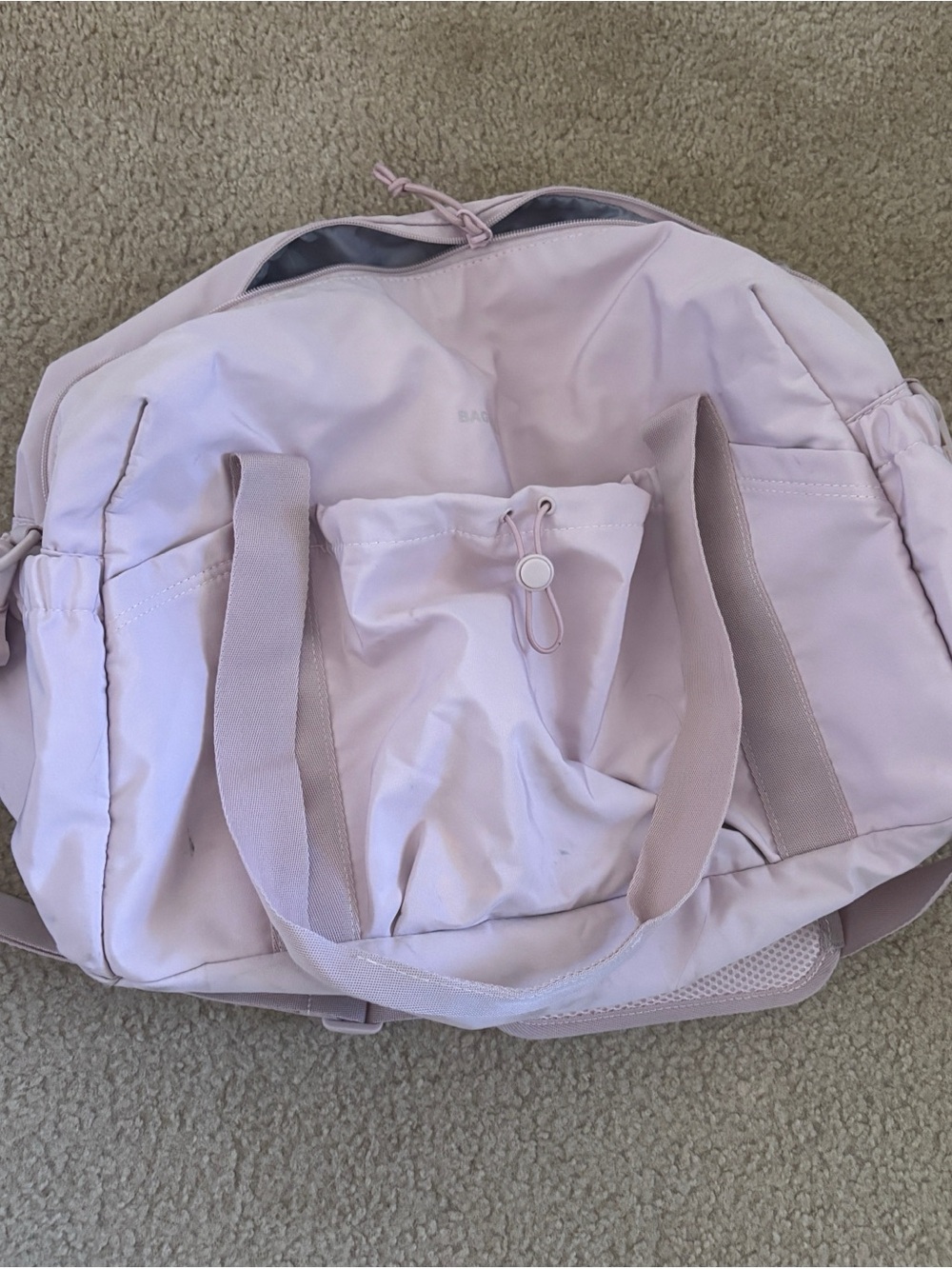 BAGSMART Pink Weekender Travel Duffle Bag - Zipper Needs Repair